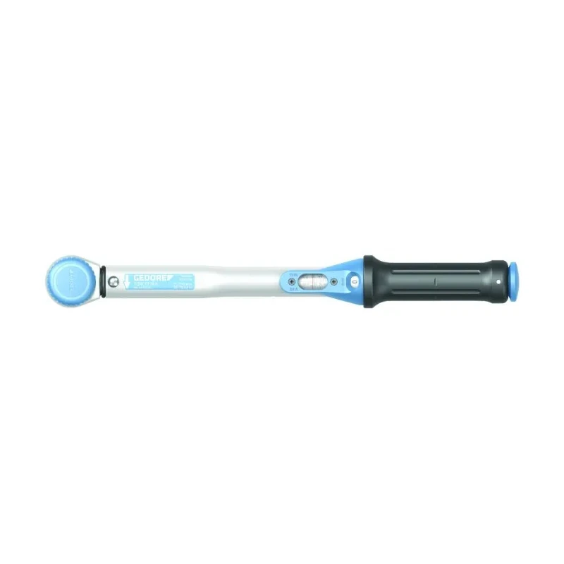 Gedore Click Torque Wrench Mechanical, 20 To 100 Nm Torque Range, 1/2 in Square Drive, 394.7mm Overall Length 4550-10