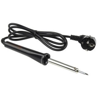 RS PRO Electric Soldering Iron, 230V, 40 W, Type F Plug, Stainless Steel Tip 470°C 772-4756