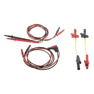 Hirschmann Test & Measurement Test Lead Kit With Alligator Clip AK 2 B Black Clamp Type Test Probe KLEPS 972 342 001