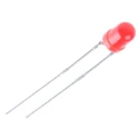 Vishay 2.6 V Red LED 3 mm (T-1) Through Hole TLH.46 TLHK46Q1R2