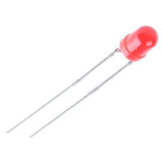 Vishay 2.6 V Red LED 3 mm (T-1) Through Hole TLH.46 TLHK46Q1R2