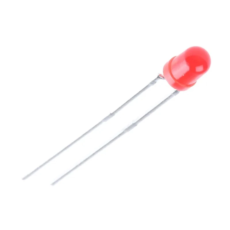 Vishay 2.6 V Red LED 3 mm (T-1) Through Hole TLH.46 TLHK46Q1R2