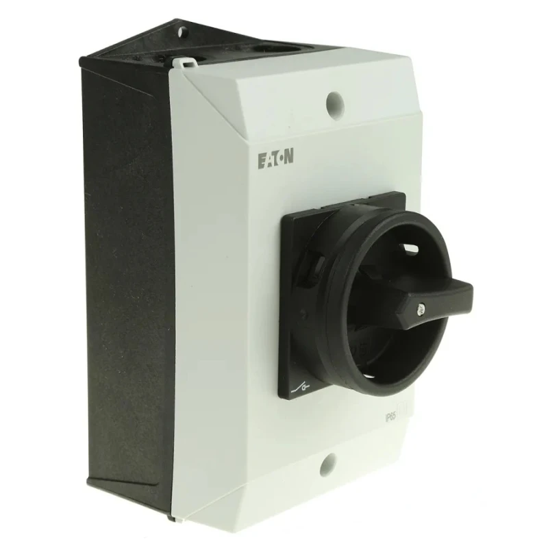 Eaton 3-Pole Surface Isolator Switch IP65, 25A, 13 kW, Black Handle 