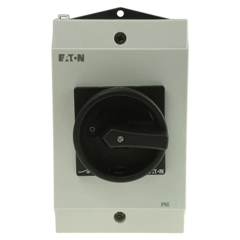 Eaton 3-Pole Surface Isolator Switch IP65, 25A, 13 kW, Black Handle 