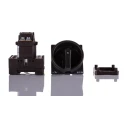 Eaton 3-Pole Rear Isolator Switch IP65, 25A, 7.5 kW, Black Handle, Screw Terminal 
