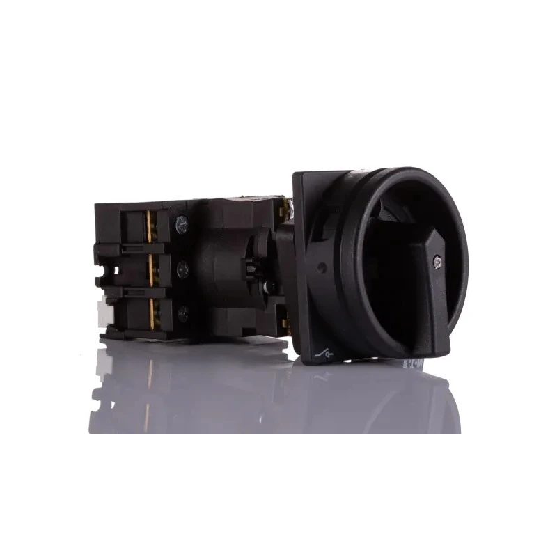 Eaton 3-Pole Rear Isolator Switch IP65, 25A, 7.5 kW, Black Handle, Screw Terminal 