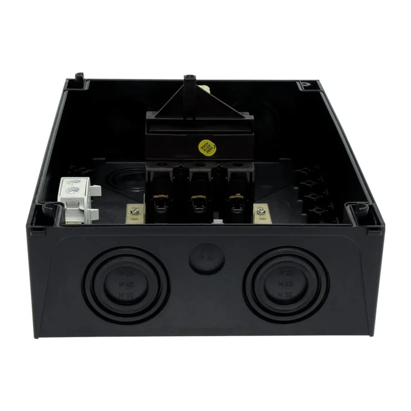 Eaton 3-Pole Surface Mount Isolator Switch IP65, 100A, 50 kW, Rotary Handle, P3-100 Series 