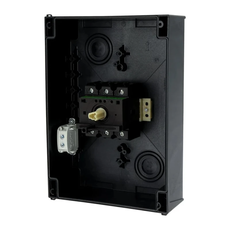 Eaton 3-Pole Surface Mount Isolator Switch IP65, 100A, 50 kW, Rotary Handle, P3-100 Series 