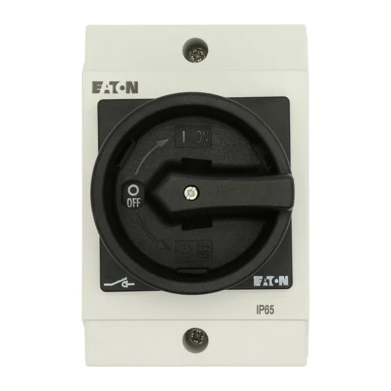 Eaton 3-Pole Surface Mount Isolator Switch, IP65, 20A, 5.5 kW, Black Handle, Model 