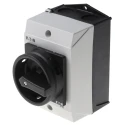 Eaton 3-Pole Surface Mount Isolator Switch, IP65, 20A, 5.5 kW, Black Handle, Model 