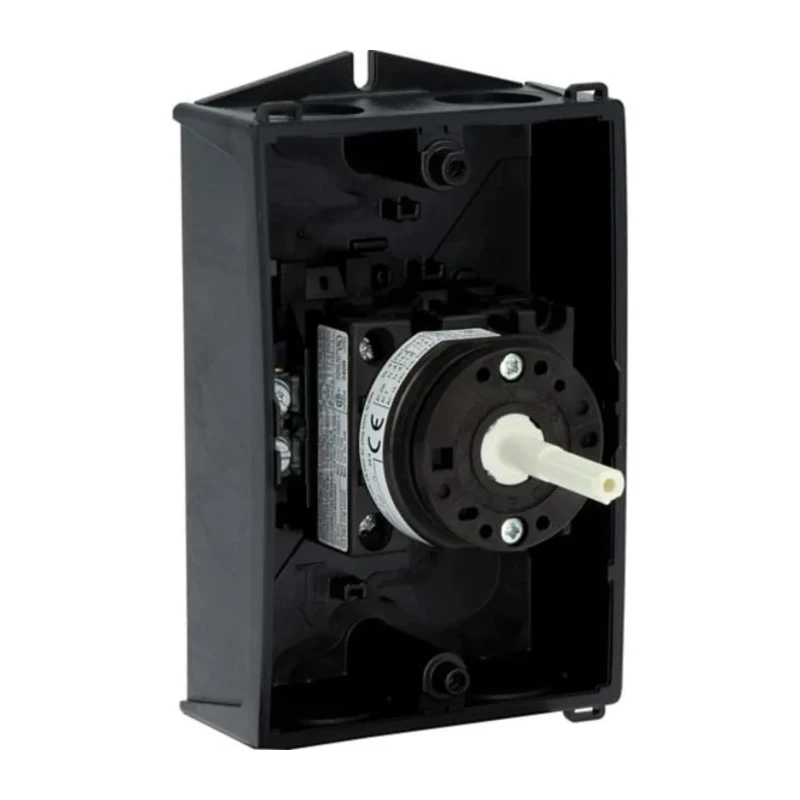 Eaton 3-Pole Surface Mount Isolator Switch, IP65, 20A, 5.5 kW, Black Handle, Model 