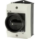 Eaton 3-Pole Surface Mount Isolator Switch, IP65, 20A, 5.5 kW, Black Handle, Model 