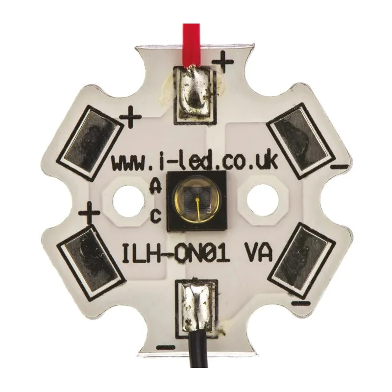 Intelligent LED Solutions OSLON Black 850 nm IR LED Module PowerStar Surface Package ILH-IO01-85SL-SC201-WIR200.