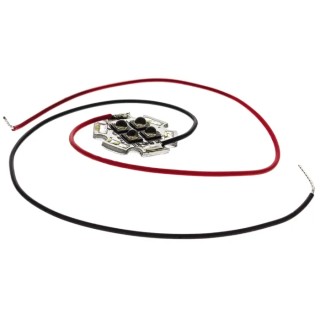 Intelligent LED Solutions OSLON Black PowerStar 850 nm IR LED Array PCB Surface Mount 12.8V ILH-IO04-85NL-SC201-WIR200.
