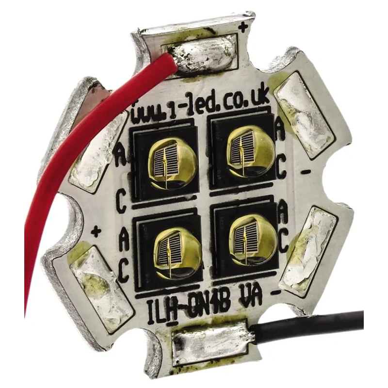 Intelligent LED Solutions OSLON Black PowerStar 850 nm IR LED Array PCB Surface Mount 12.8V ILH-IO04-85NL-SC201-WIR200.