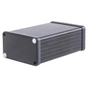 Hammond 1455 Series Aluminium Enclosure IP54 Black Lid 43 mm x 120 mm x 78 mm 