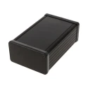 Hammond 1455 Series Aluminium Enclosure IP54 Black Lid 43 mm x 120 mm x 78 mm 