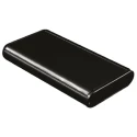 Hammond 1455 Series Aluminium Enclosure Black Lid IP54 19 mm x 121 mm x 72 mm IP54