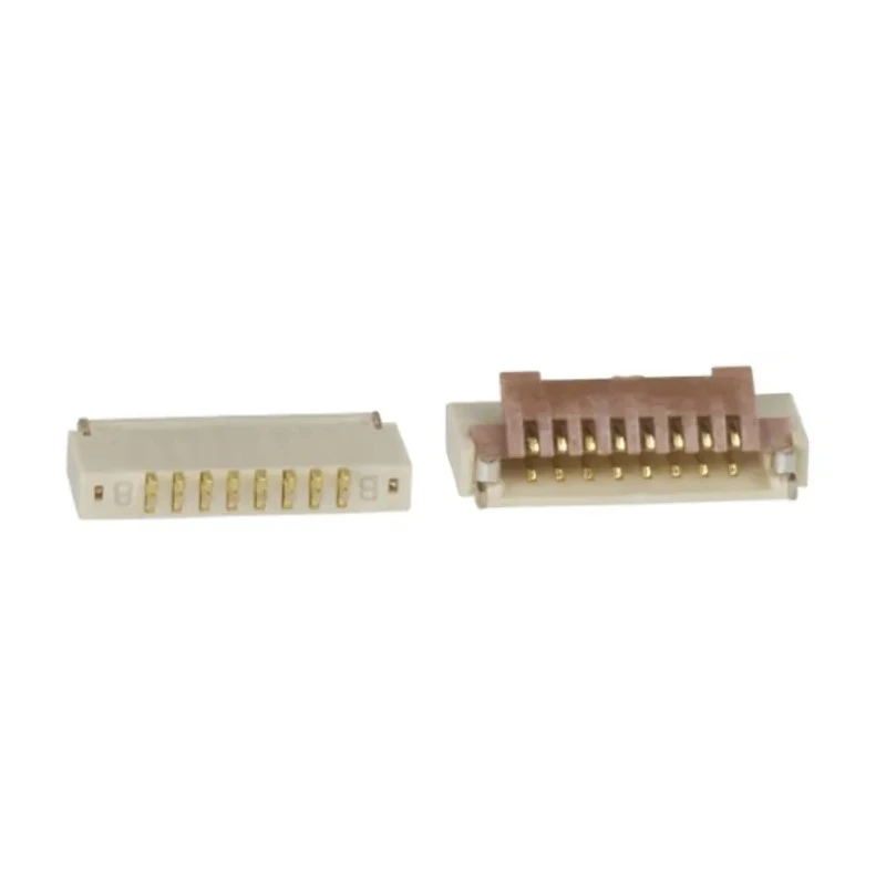 Hirose FH19 0.5 mm Pitch 8 Way Right Angle Female FPC Connector, Surface Mount, Solder Termination 
