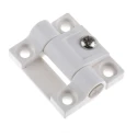 RS PRO Zinc Plated Acetal Polymer (Polyoxymethylene) Friction Hinge with Fixed Pin, Screw Fixing, 43mm 772-9638