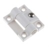 RS PRO Zinc Plated Acetal Polymer (Polyoxymethylene) Friction Hinge with Fixed Pin, Screw Fixing, 43mm 772-9638