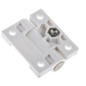 RS PRO Zinc Plated Acetal Polymer (Polyoxymethylene) Friction Hinge with Fixed Pin, Screw Fixing, 43mm 772-9638
