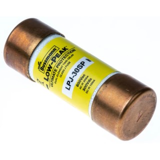 Eaton Cartridge Fuse 30A 600V AC Time Delay Class J Dual Element 21 x 57 mm LPJ-30SP