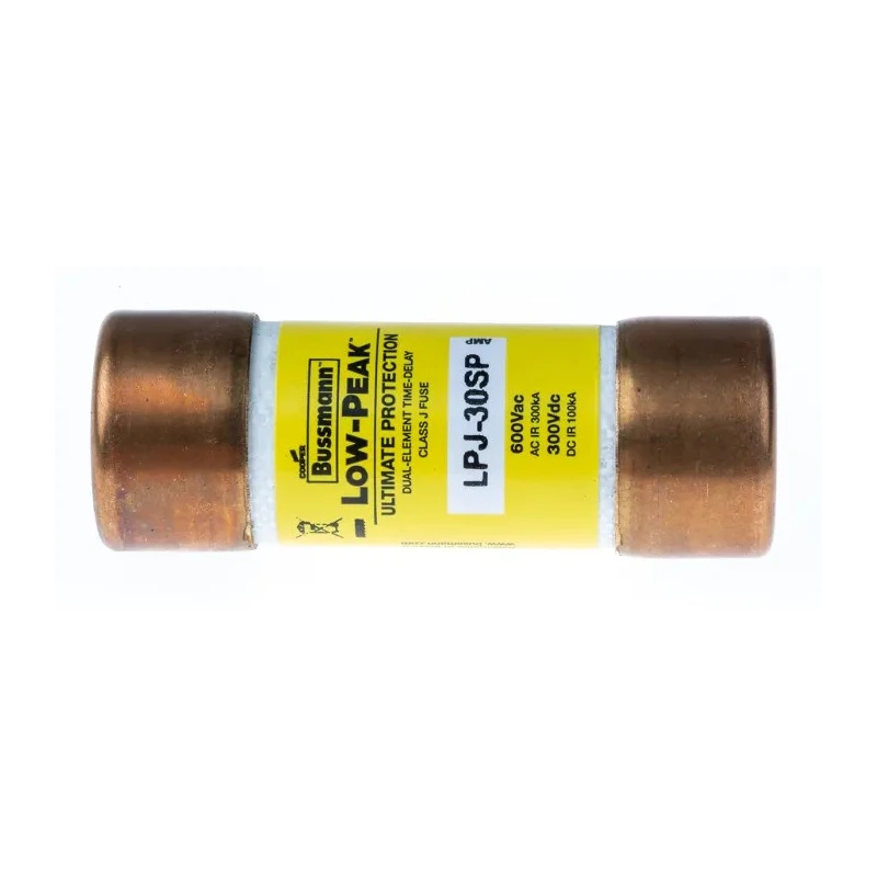 Eaton Cartridge Fuse 30A 600V AC Time Delay Class J Dual Element 21 x 57 mm LPJ-30SP