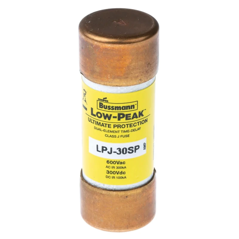 Eaton Cartridge Fuse 30A 600V AC Time Delay Class J Dual Element 21 x 57 mm LPJ-30SP