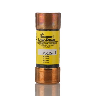 Eaton 10A Time Delay T Cartridge Fuse 600V AC 21x57 mm Ceramic Housing LPJ-10SP