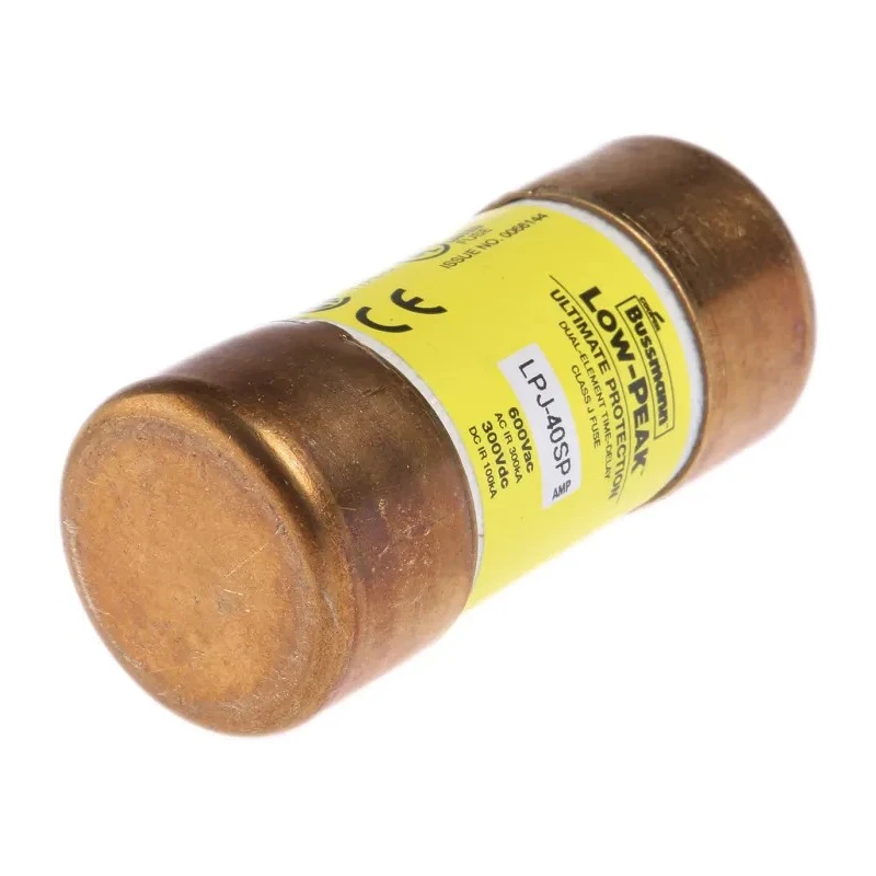 Eaton 40A Time Delay T-Speed Cartridge Fuse 600V AC 25 x 60 mm LPJ-40SP