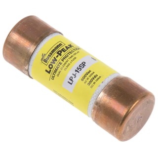 Eaton 15A Time Delay T Cartridge Fuse, 600V AC, 21 x 57 mm LPJ-15SP