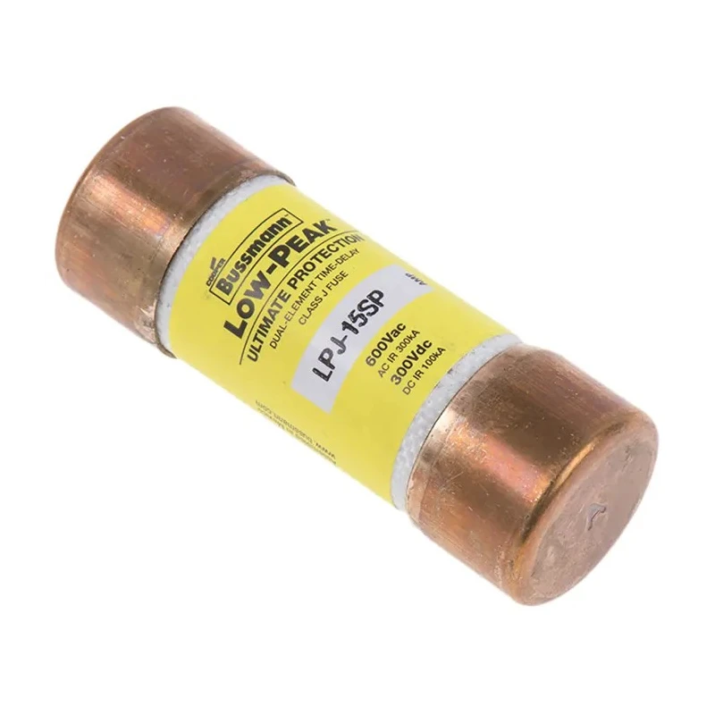 Eaton 15A Time Delay T Cartridge Fuse, 600V AC, 21 x 57 mm LPJ-15SP