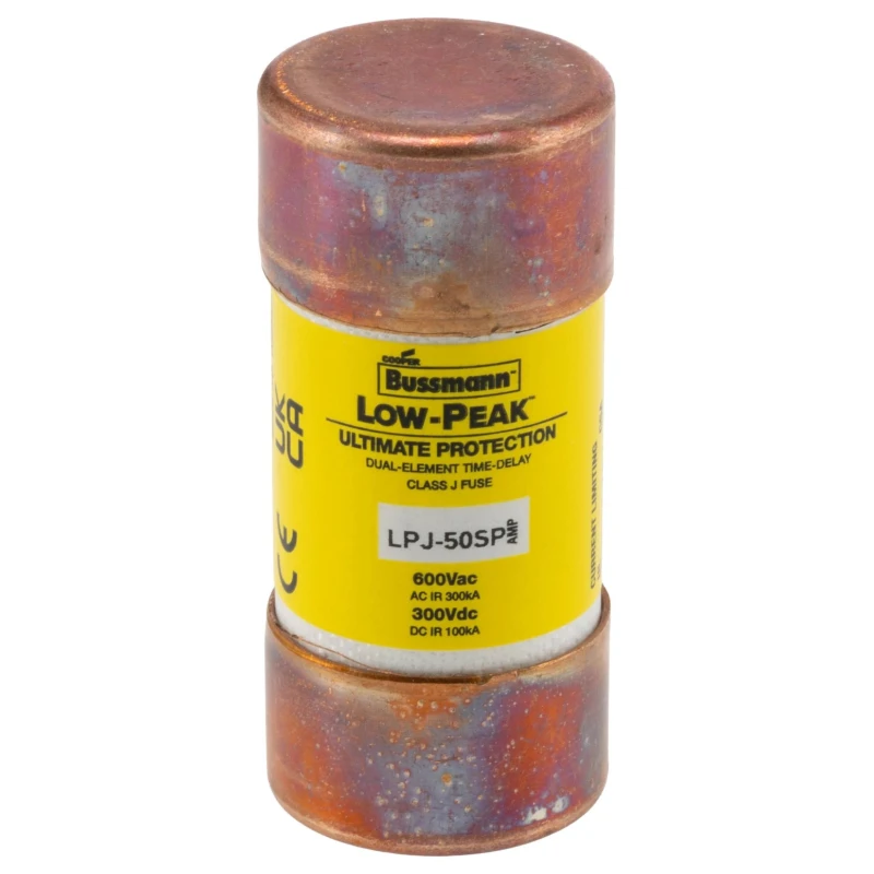 Eaton 50A Time Delay Cartridge Fuse, 600V AC, 25 x 60 mm, High Breaking Capacity LPJ-50SP