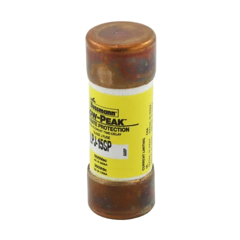 Eaton 15A Time Delay T Cartridge Fuse, 600V AC, 21 x 57 mm LPJ-15SP