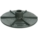 JSP Black Safety Barrier Polyvinyl Chloride Height 84mm HDE220-001-100