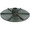 JSP Black Safety Barrier Polyvinyl Chloride Height 84mm HDE220-001-100