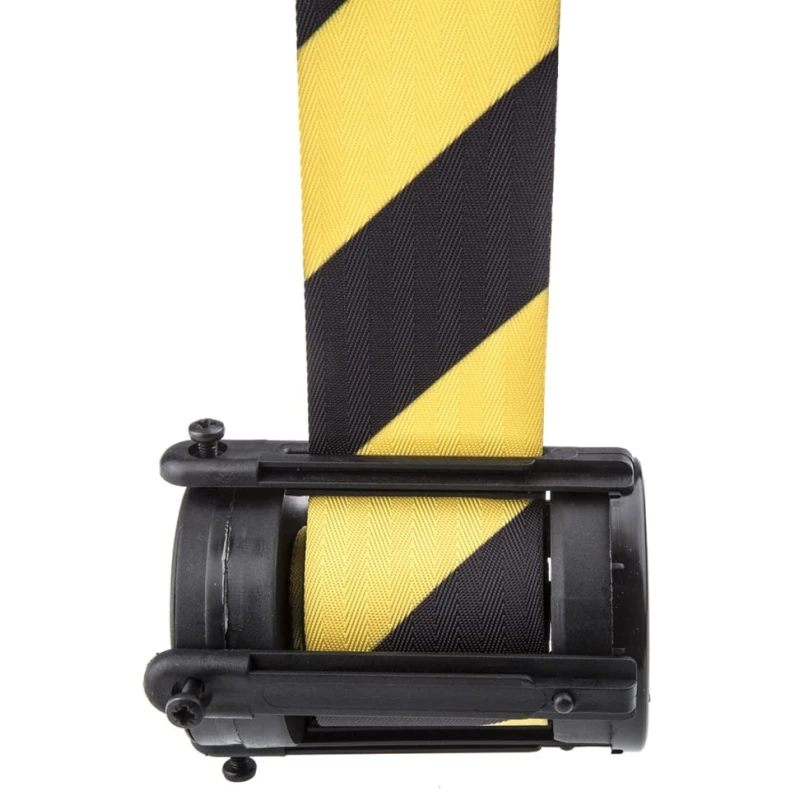 Tensator Safety Barrier 3.65 m Polyethylene Terephthalate Black Yellow CAS-MAX-D4