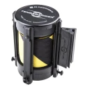 Tensator Safety Barrier 3.65 m Polyethylene Terephthalate Black Yellow CAS-MAX-D4