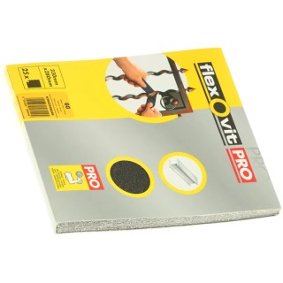 Flexovit Aluminium Oxide Coarse Grade P60 Grit Power Sanding Sheet 280mm x 230mm 63642558249
