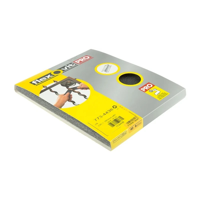 Flexovit Sanding Sheet Aluminium Oxide P40 Grit Coarse 280mm x 230mm 63642558248