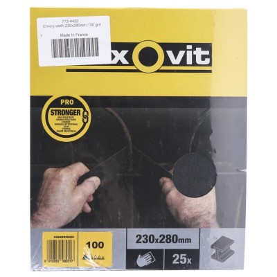 Flexovit Aluminium Oxide Medium Grade Power Sanding Sheet 280mm x 230mm P100 Grit 63642558251