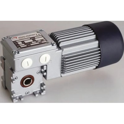 Mini Motor MC Reversible Worm AC Induction Geared Motor, 18 W, 3 Phase, 24-Pole, 230/400 V, 17.5 RPM MC 145P2T 80 B3