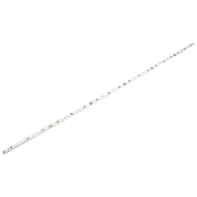 PowerLED 24V RGB LED Strip 7mm Width, 500mm Length, 36 LEDs, 14.4W Per Metre, 3000K Colour Temperature R7-RGB5050-24-36-IP20