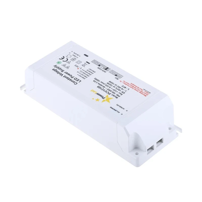 PowerLED 5 Output Constant Voltage LED Driver 12V 100W 8.33A PCV12100