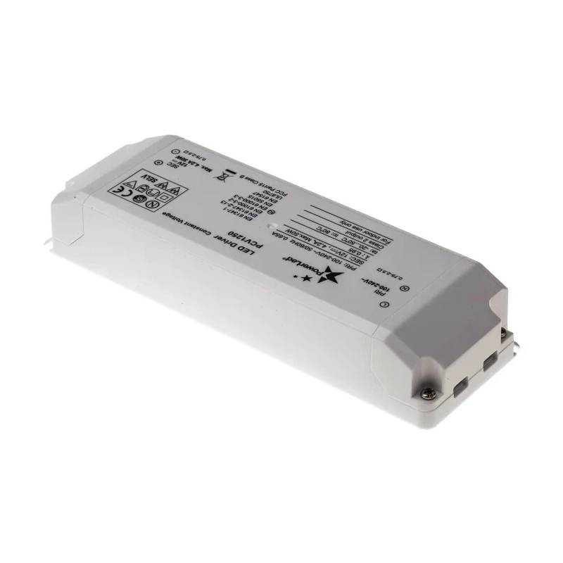 PowerLED 5 Output Enclosed AC-DC Constant Voltage LED Driver 12V 50W 4.2A PCV1250