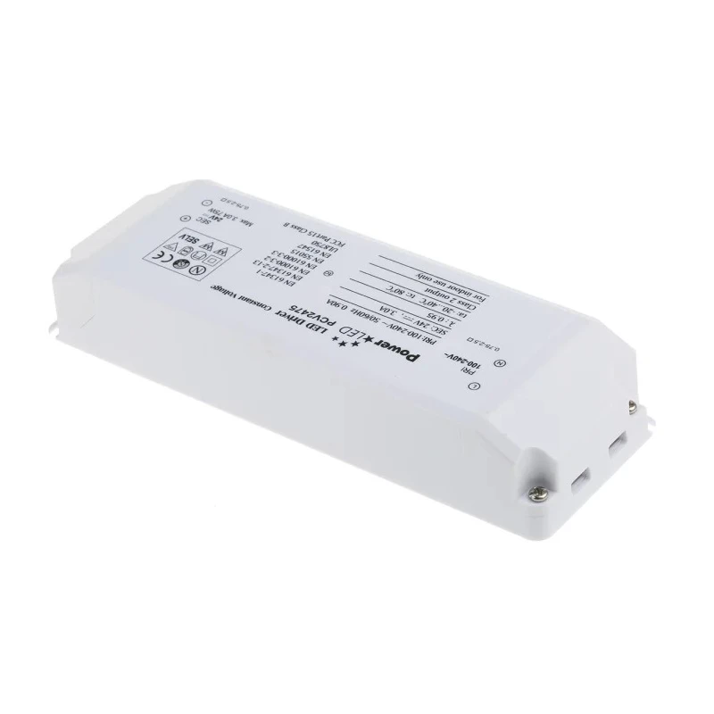 PowerLED 5 Output Indoor Constant Voltage 24V 75W 3.15A Enclosed AC-DC LED Driver PCV2475