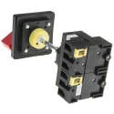 RS PRO 6-Pole DIN Rail Isolator Switch Red Handle IP65 Rated 40A 22kW IP65