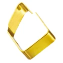 Wurth Elektronik Shielding Strip of Gold Plated Beryllium Copper Alloy 6 mm x 2 mm x 4 mm 331221602040