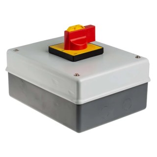 RS PRO 4-Pole Panel Mount Isolator Switch 100A 690V AC IP54 Rating 55 kW IP54